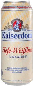 Светлое пиво Kaiserdom Hefe-Weissbier, in can, 0.5 л