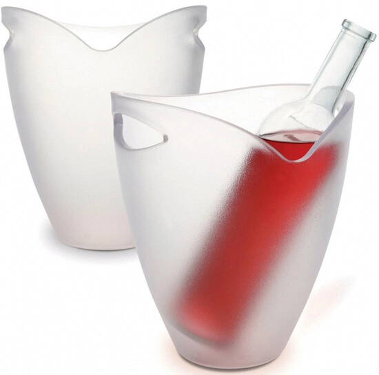 На фото изображение На фото изображение Pulltex, Ice Bucket, Transparent (Пултекс, Ведро для льда, Прозрачное)