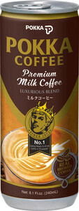 Pokka Premium Milk Coffee, in can, 240 ml