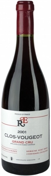 Wine Domaine Rene Engel Clos de Vougeot Grand Cru 2001, 750 ml