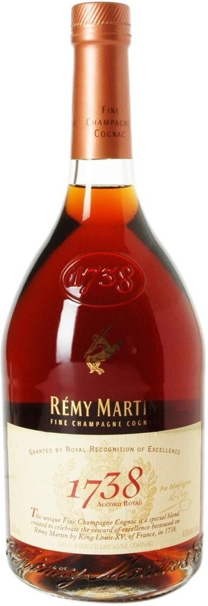 Set Remy Martin, 1738 Accord Royal, gift box with two glasses Remy