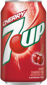 7 UP Cherry (USA), in can, 355 ml