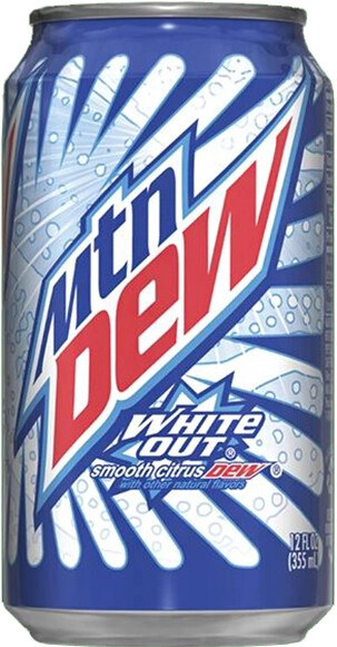 Mtn Dew White Out Citrus, Soft Drinks, BEVERAGES