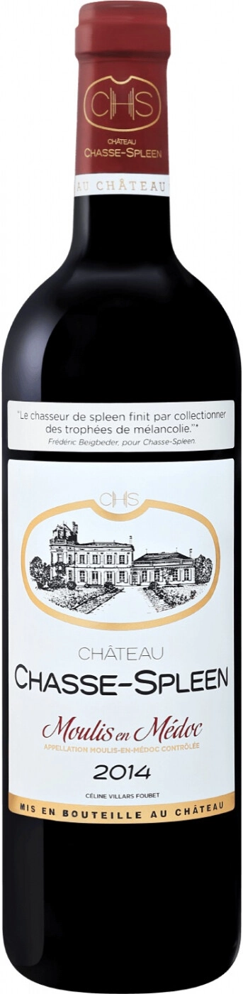 Wine Chateau Chasse Spleen Moulis en Medoc AOC Cru Bourgeois