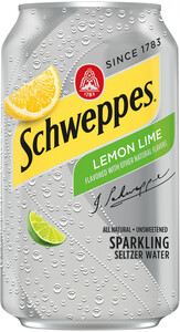 Schweppes Lemon Lime, in can, 355 мл