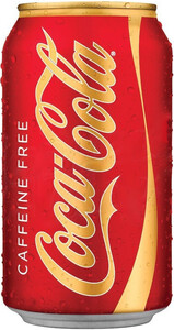 Coca-Cola Caffeine Free (USA), in can, 355 ml