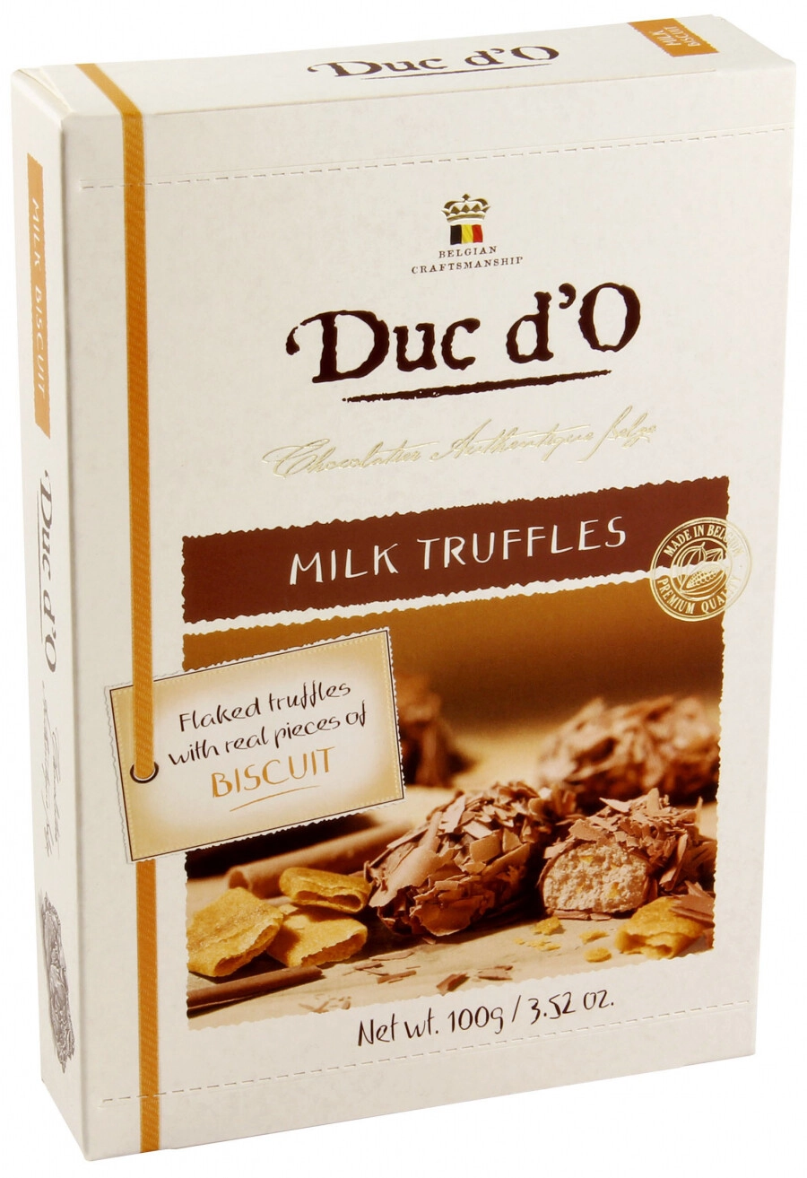 Chocolate Duc dO, Flaked Truffles Milk Chocolate Crunchy Biscuit, box, 100  g Duc dO, Flaked Truffles Milk Chocolate Crunchy Biscuit, box – price,  reviews