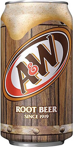 Минеральная вода A&W Root Beer (USA), in can, 355 мл