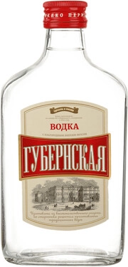 На фото изображение Губернская, фляжка, объемом 0.25 литра (Gubernskaya, flask 0.25 L)