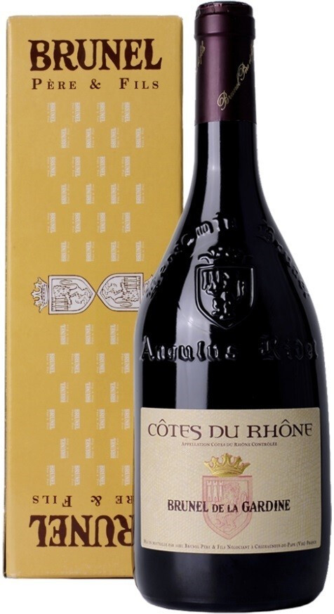 Herske noget forord Wine Brunel de la Gardine, Cotes du Rhone AOC, 2016, gift box, 750 ml Brunel  de la Gardine, Cotes du Rhone AOC, 2016, gift box – price, reviews