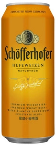 Schofferhofer Hefeweizen, in can, 0.5 л