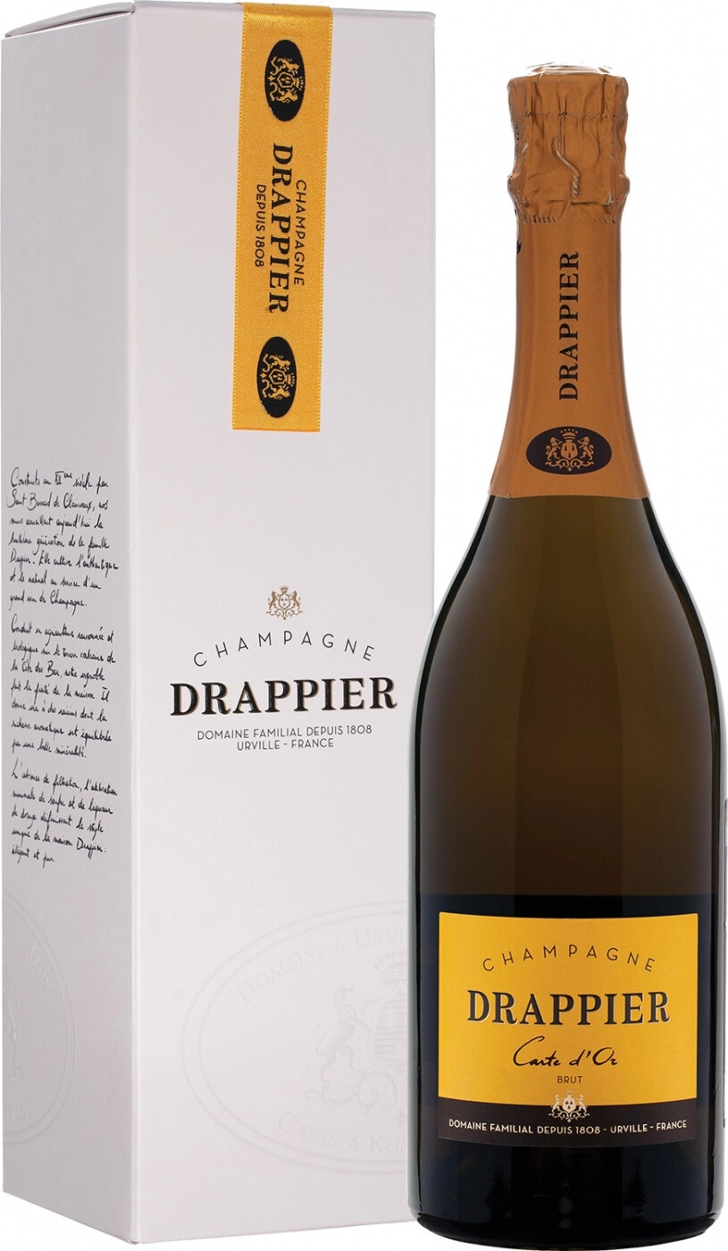 Drappier champagne. Drappier carte d'or шампанское. Драпье "карт д'ор" брют. Drappier carte d'or Brut Champagne. Шампанское Драпье карт д'ор.