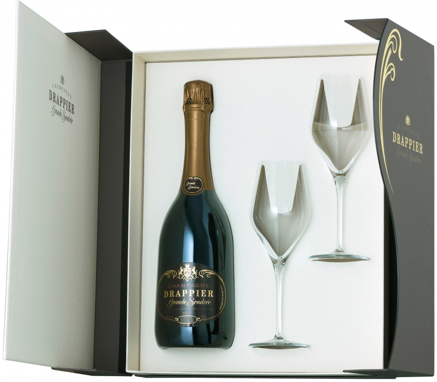 Louis Roederer Brut Premier Champagne Gift Boxed with 2 Glasses