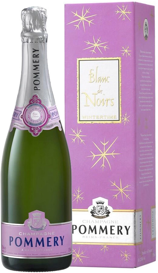 Champagne Pommery Wintertime Blanc de Noir AOC gift box 750 ml