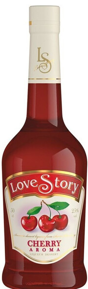 На фото изображение Love Story Cherry, 0.5 L (Лав Стори Вишня объемом 0.5 литра)