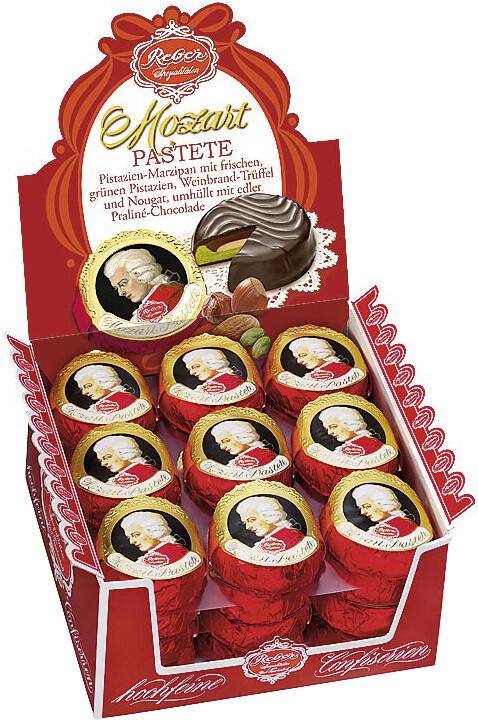 Шоколадные конфеты Моцарт, или Настоящие зальцбургские моцарткюгель только одни