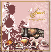 Ameri Belgian Chocolate Seashells, spring design gift box, 250 г