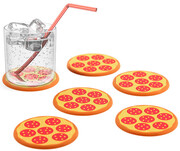 Balvi Gifts, Pizza Coasters, 6 pcs