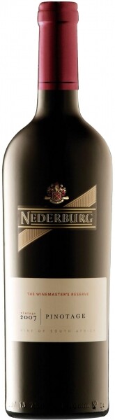 На фото изображение Nederburg Pinotage 2007, 0.75 L (Недербург Пинотаж 2007 объемом 0.75 литра)