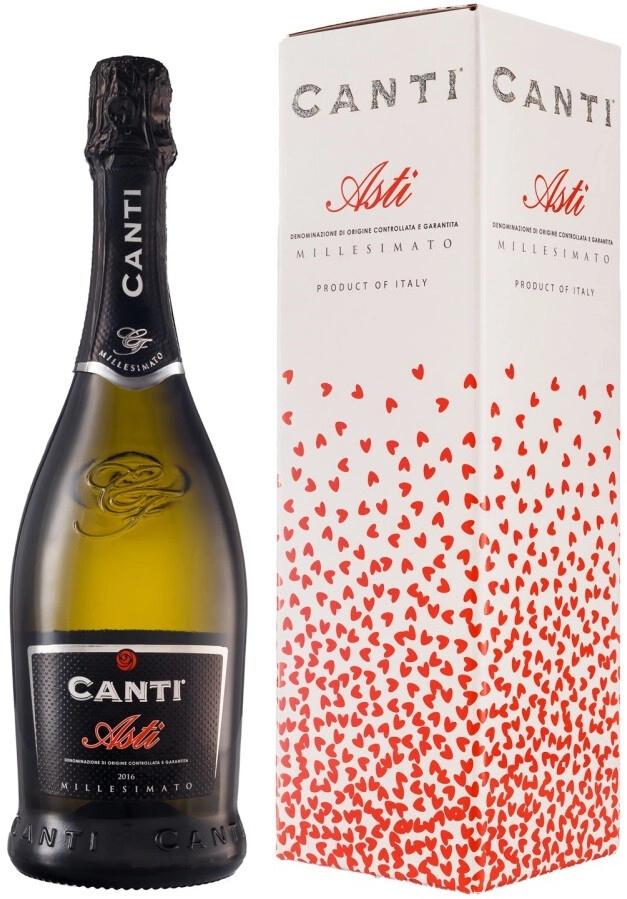 Sparkling wine Canti, Asti DOCG, 2017, gift box Romantic, 750 ml Canti, Asti  DOCG, 2017, gift box Romantic – price, reviews