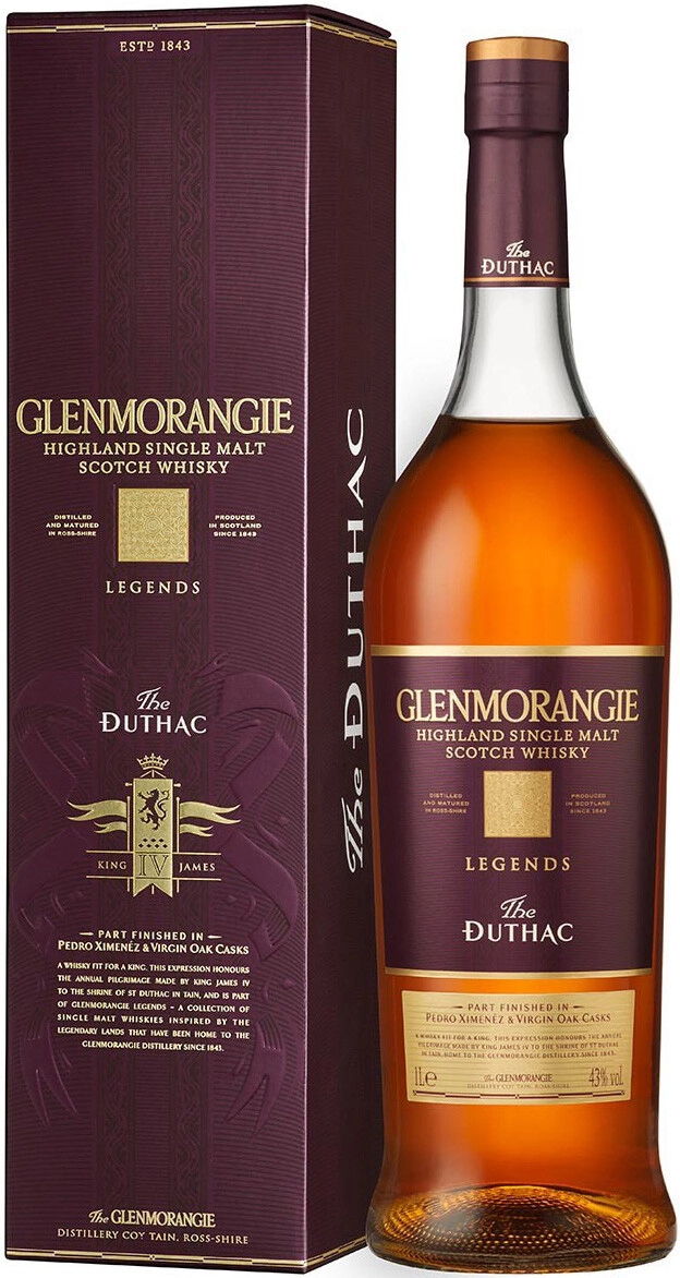 Whisky Glenmorangie Duthac, gift box, 1000 ml Glenmorangie Duthac