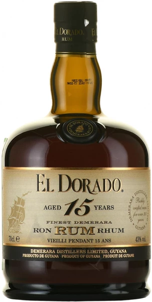 El Dorado 15年 スペシャルリザーブ 700ml(箱無し) Ром «El Dorado» Special Reserve 15 Years Old, в подарочной коробке