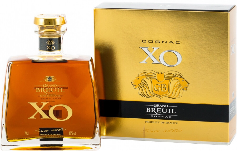 Cognac grand. Cognac Grand Breuil XO. Коньяк французский Breuil. Французский коньяк Grand Breuil. Коньяк французский Breuil XO.
