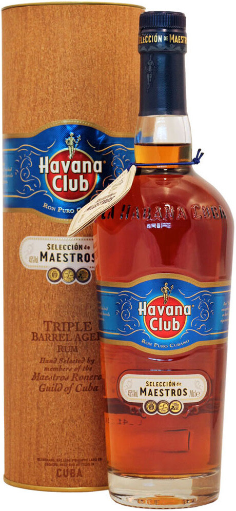 Rum Havana Club Seleccion de Maestros, in tube, 700 ml Havana Club  Seleccion de Maestros, in tube – price, reviews