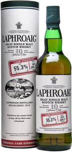 Виски Laphroaig 10 Years Old Cask Strength, in tube, 0.7 л