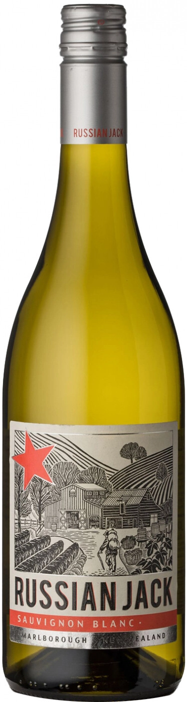Wine Russian Jack Sauvignon Blanc, 2017, 750 ml Russian Jack