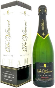 Шампанское De Vilmont Brut Grande Reserve Premier Cru, gift box